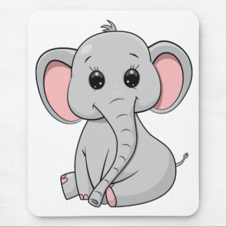 Niedlicher Elefant Mousepad