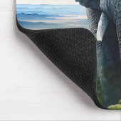 Niedlicher Elefant Nah Mousepad (Ecke)