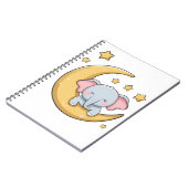 Niedlicher Elefant Notizblock (Linke Seite)