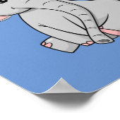 Niedlicher Elefant Poster (Ecke)