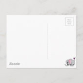 Niedlicher Elefant Postkarte (Rückseite)