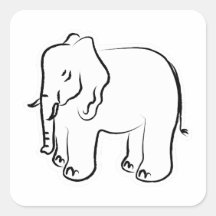 Niedlicher Elefant.