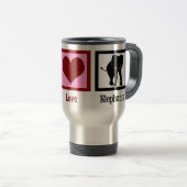 Niedlicher Elefant Reisebecher (VorderseiteRechts)