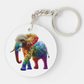 Niedlicher Elefant Schlüsselanhänger (Rückseite)