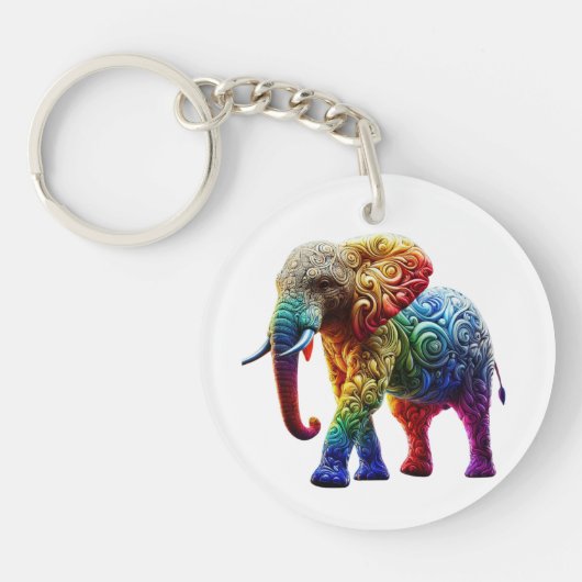 Niedlicher Elefant Schlüsselanhänger (Vorderseite)