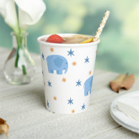 Niedlicher Elefant & Sterne. Safari Baby Kindergeb