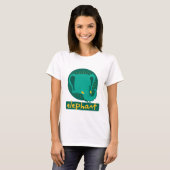 niedlicher Elefant T-Shirt (Vorne ganz)