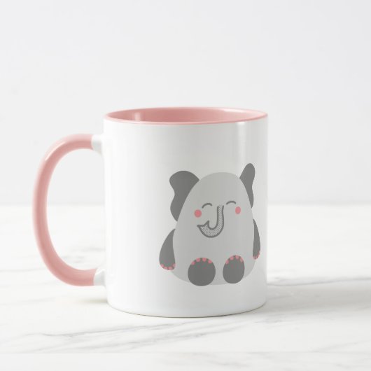 Niedlicher Elefant Tasse (Links)
