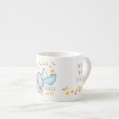 Niedlicher Elefant Twinkle Tinkle Little Star Kids Espressotasse (Vorderseite Rechts)