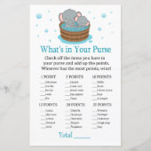 Niedlicher Elefant Was ist in deinem Geldbörsenspi (Vorderseite)