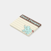 Niedlicher Elefant zu tun List Post it Notes Gesch Post-it Klebezettel (angewinkelt)