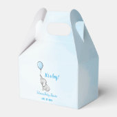 Niedlicher Elefantenbaby-Duschjunge Geschenkschachtel (Vorderseite)