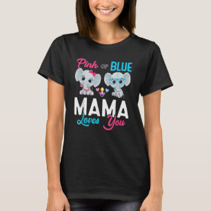 Niedlicher Elefantenbewahrer der Gender Mama Liebe T-Shirt