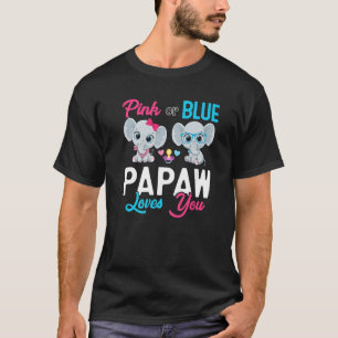 Niedlicher Elefantenbewahrer der Gender Papaw Lieb T-Shirt