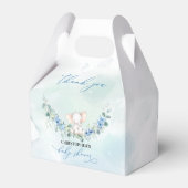 Niedlicher Elefantenblütenschrei Geschenkschachtel (Rückseite)