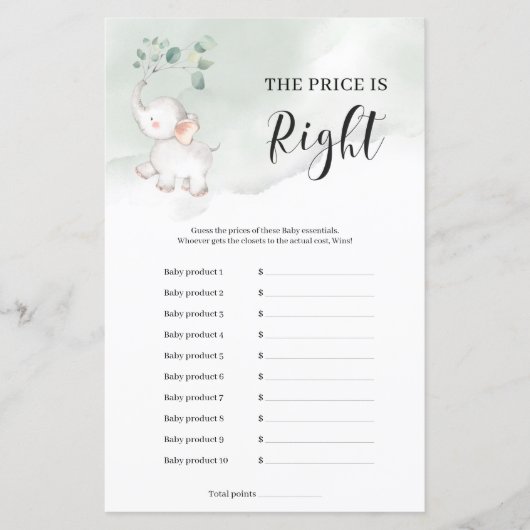 Niedlicher Elefanteneukalyptus der Preis ist richt (Vorderseite)