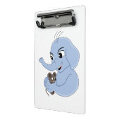 Niedlicher Elefantenjunge Cartoon Mini-Zwischenwan Mini Klemmbrett (Gewinkelt2)