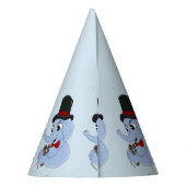 Niedlicher Elefantenjunge Cartoon Party Hut Partyhütchen (Rückseite)