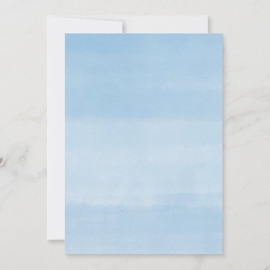 Niedlicher Elefantenjunge Dusche per Post Einladung (Rückseite)