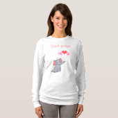 Niedlicher Elefantenvalentin T-Shirt (Vorne ganz)