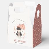 Niedlicher Elegant Rust Boho Prinzessin über Wolke Geschenkschachtel (Geöffnet)