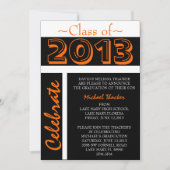 Niedlicher Eleganter Abschluss Ankündigung/Einladu Einladung (Vorderseite)