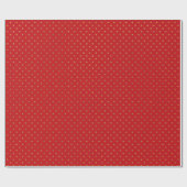 Niedlicher, eleganter Rot-Gold-Glitzer, winzige Po Geschenkpapier (Flach)