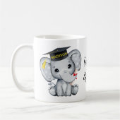 Niedlicher Elephant-Abschluss Kaffeetasse (Links)