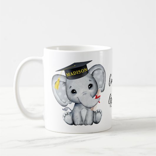 Niedlicher Elephant-Abschluss Kaffeetasse (Links)