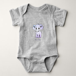 Niedlicher Elephant Baby Bodysuit Baby Strampler