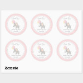 Niedlicher Elephant Baby Shower Sticker (Blatt)