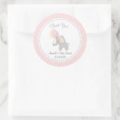 Niedlicher Elephant Baby Shower Sticker (Tasche)