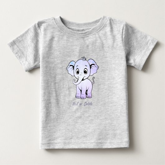 Niedlicher Elephant Baby T - Shirt (Vorderseite)