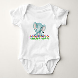 Niedlicher Elephant Bodysuit Baby Strampler