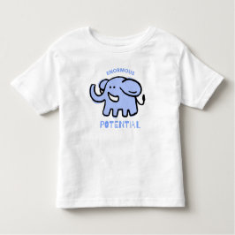 Niedlicher Elephant-Cartoon Kleinkind T-shirt