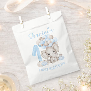 Niedlicher Elephant Fall Boy Gefallen Beutel Geschenktütchen