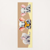 Niedlicher Elephant Flow Yoga Mat Yogamatte (Vorderseite)