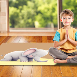 Niedlicher Elephant Flow Yoga Mat Yogamatte