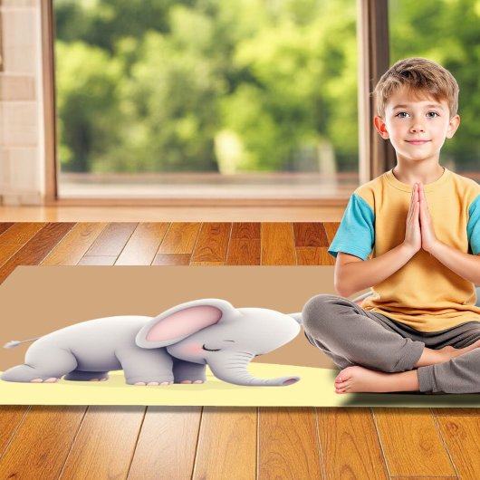 Niedlicher Elephant Flow Yoga Mat Yogamatte