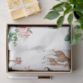 Niedlicher Elephant & Giraffe Individuelle Name Seidenpapier (Geschenk)