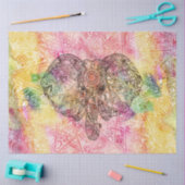 Niedlicher Elephant Wasserfarbe handgezeichnete He Seidenpapier (Basteln)