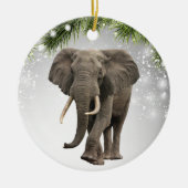 Niedlicher Elephent Safari Tierpark Keramik Ornament (Vorne)