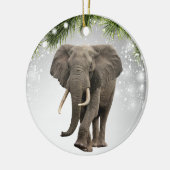 Niedlicher Elephent Safari Tierpark Keramik Ornament (Links)