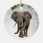 Niedlicher Elephent Safari Tierpark Keramik Ornament (Hinten)