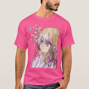 Niedlicher Elf Druid mit Sakura T-Shirt