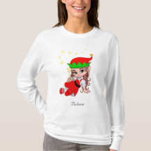 Niedlicher Elf mit Sternen Sweatshirt