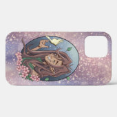 Niedlicher Elf und blasser Schmetterling Case-Mate iPhone Hülle (Rückseite (Horizontal))