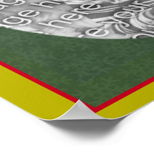 Niedlicher Elf-Urlaubsklima Erstellen Sie Ihr eige Poster (Ecke)