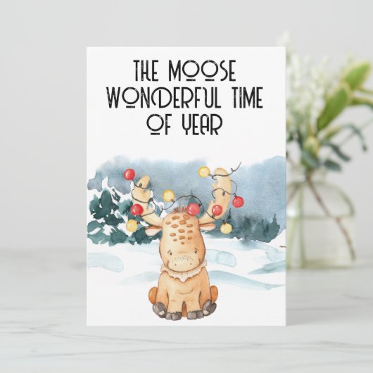 Niedlicher Elternurlaub Weihnachten (Stehend Vorderseite)