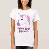 Niedlicher emoji Unicorn T-Shirt (Vorderseite)